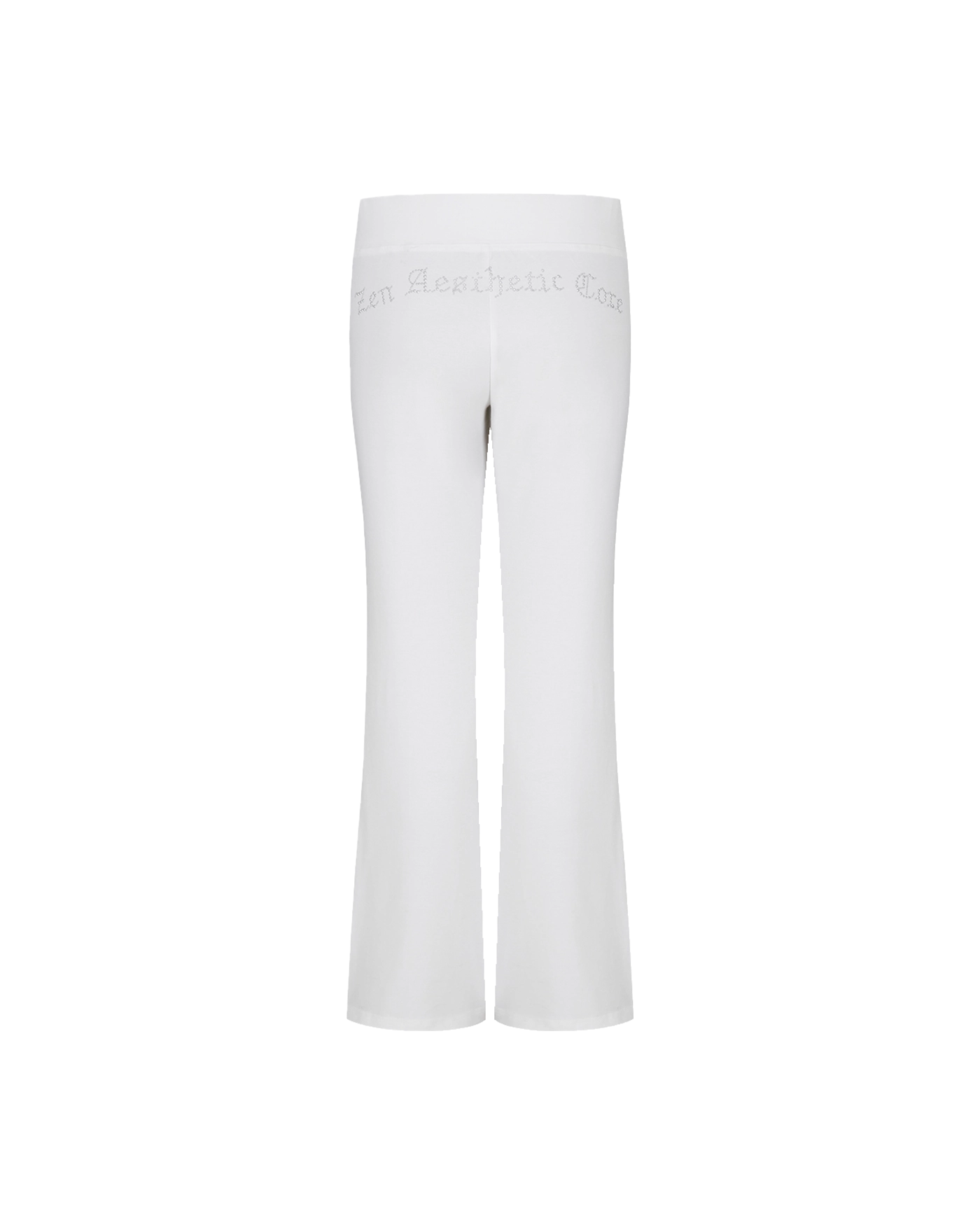 【Kashiko】Comfy : Lowrise Hotfix Pants White パンツ Kashiko】Comfy : Lowrise Hotfix Pants White パンツ